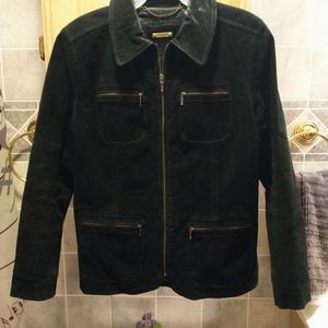 Vintage black suede jacket